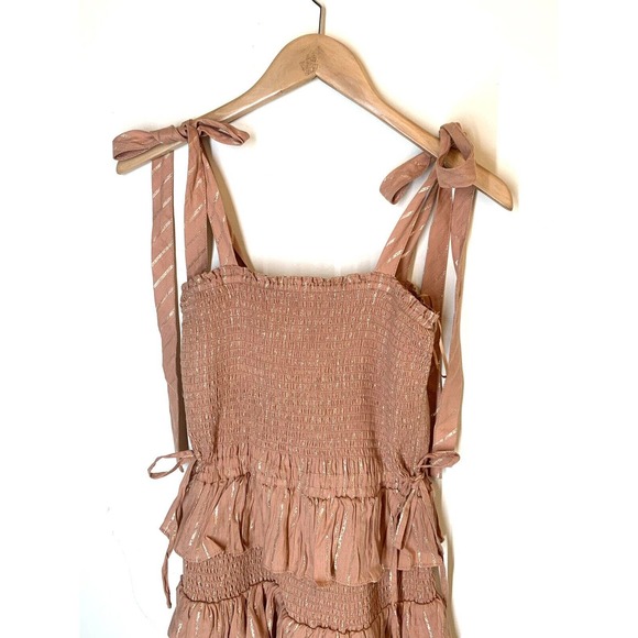 NWT House of harlow 1960 mini dress Brown Size small - Picture 3 of 8